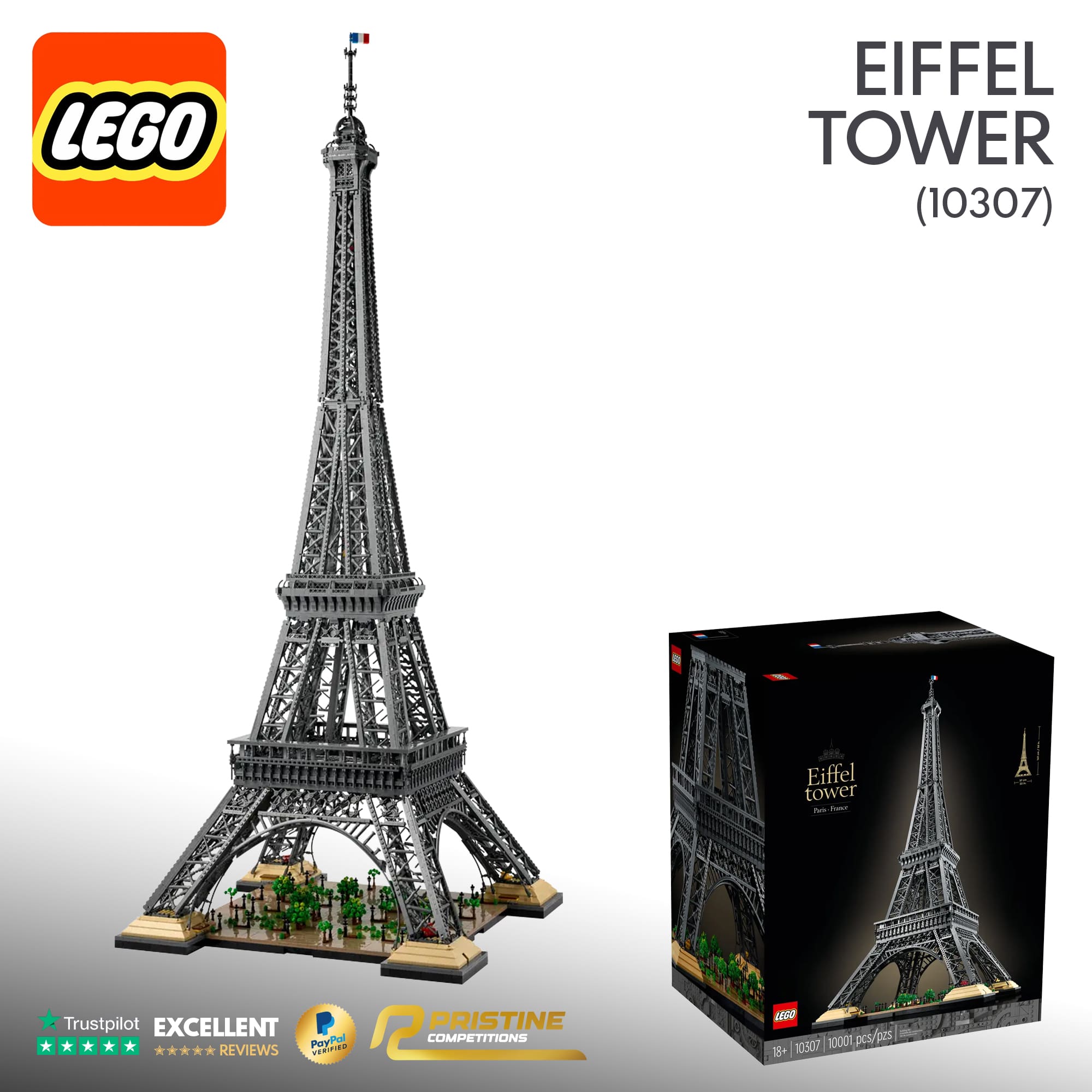 LEGO EIFFEL TOWER Pristine Competitions