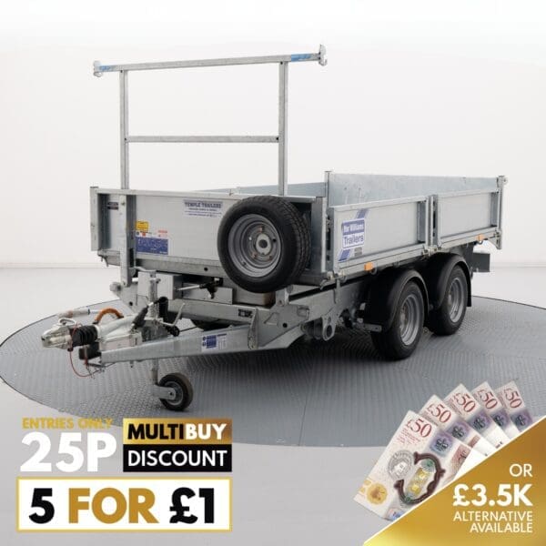 Brand New Ifor Williams 10′ X 5′ 6″ Tipper Trailer