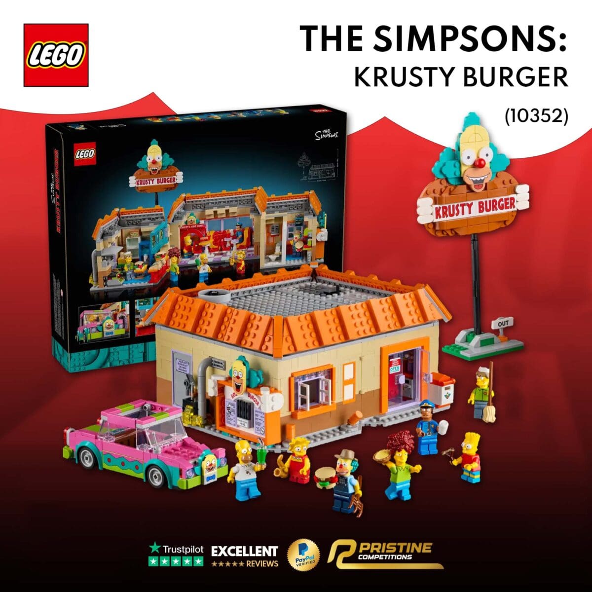 NEW Lego: The Simpsons: Krusty Burger