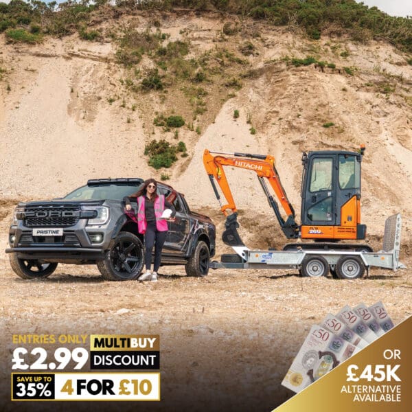 2024 Ford Ranger Wildtrak & 2019 Hitachi ZX26U Package