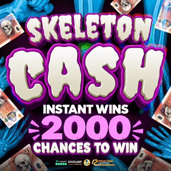 Skeleton Cash Stash – 2,000 Cash & Credit Prizes